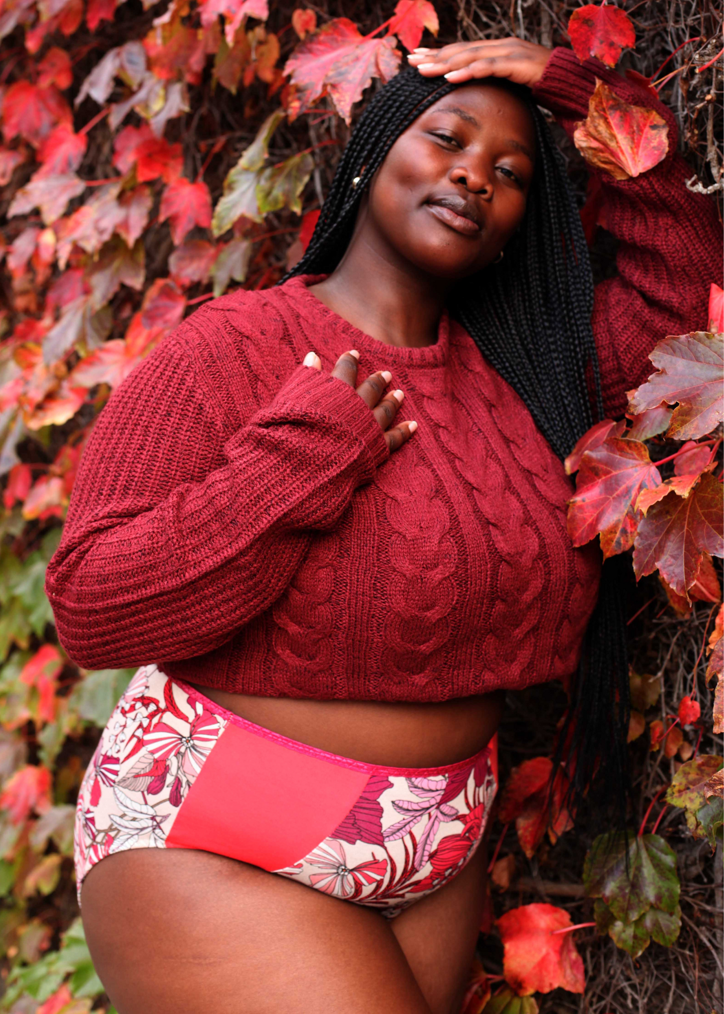 High-cut brief - Winter Garden