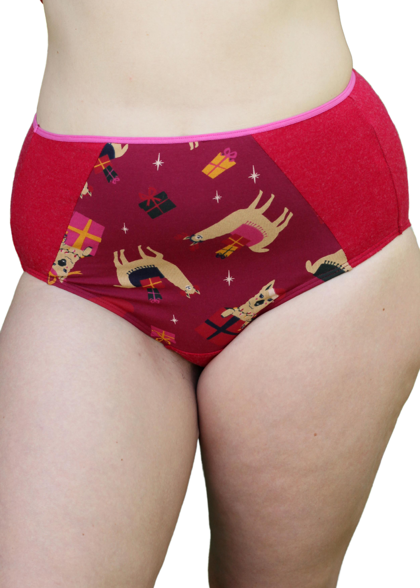 High-cut brief - Fa La La Llamas