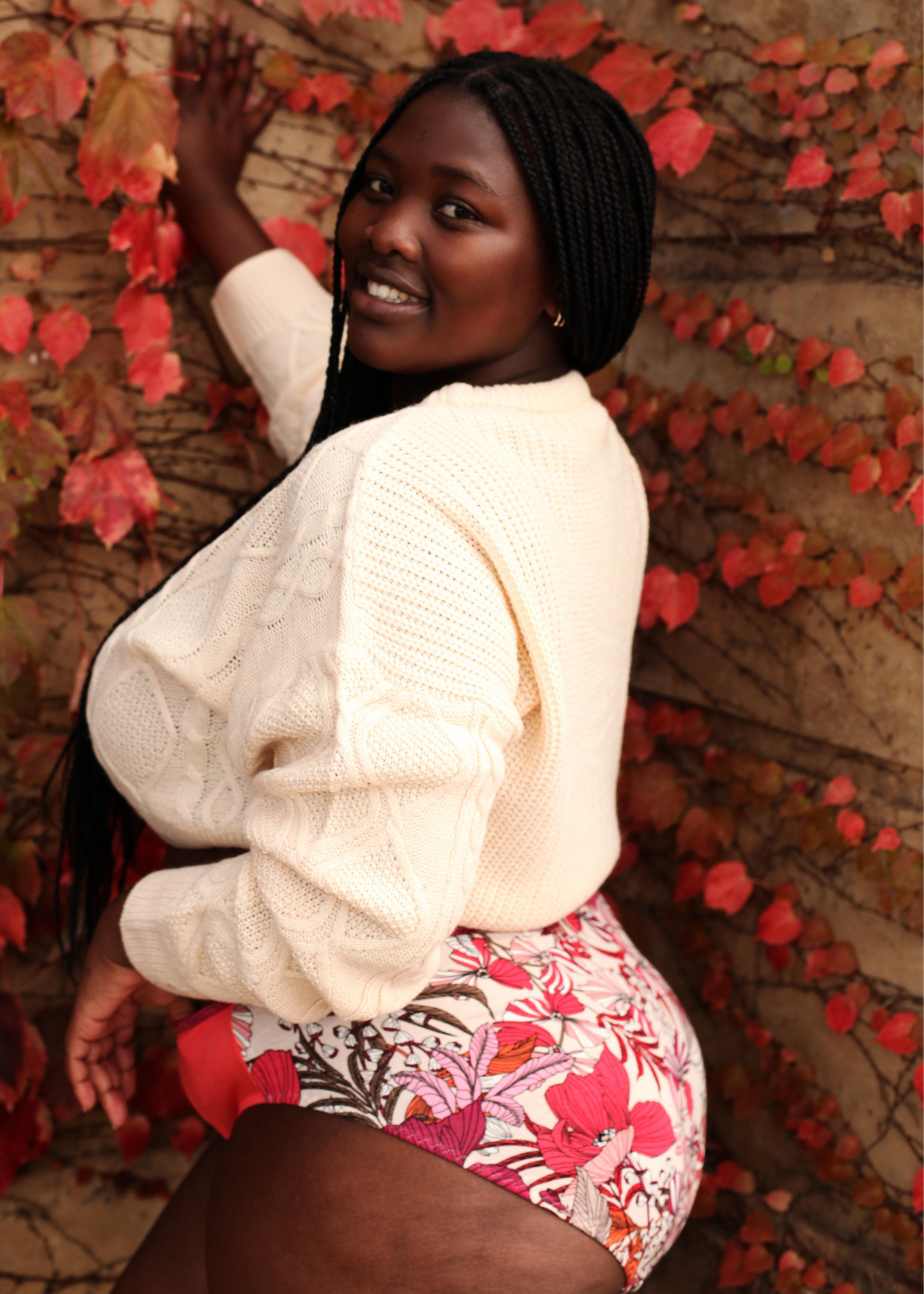 Mid-rise bikini - Winter Garden