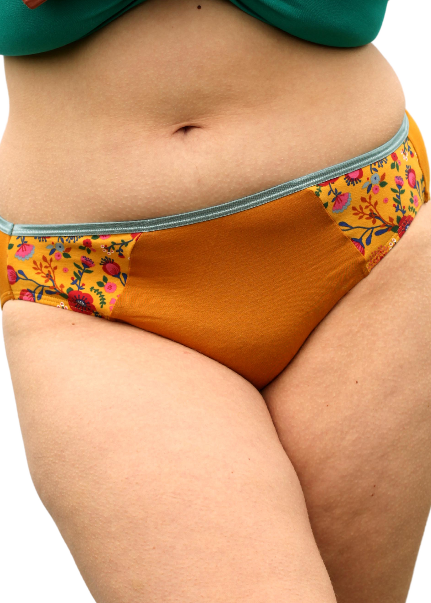 Clearance - Mid-rise bikini - Magic Meadow - Marigold