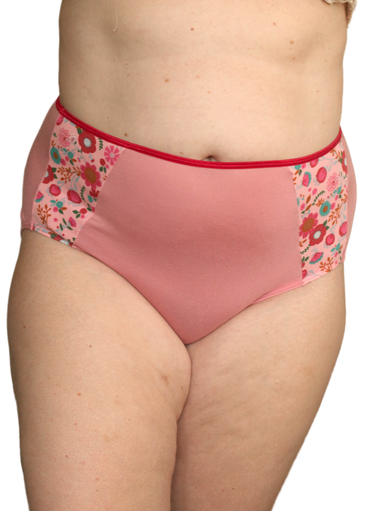 Clearance - High-cut brief - Magic Meadow - Rose
