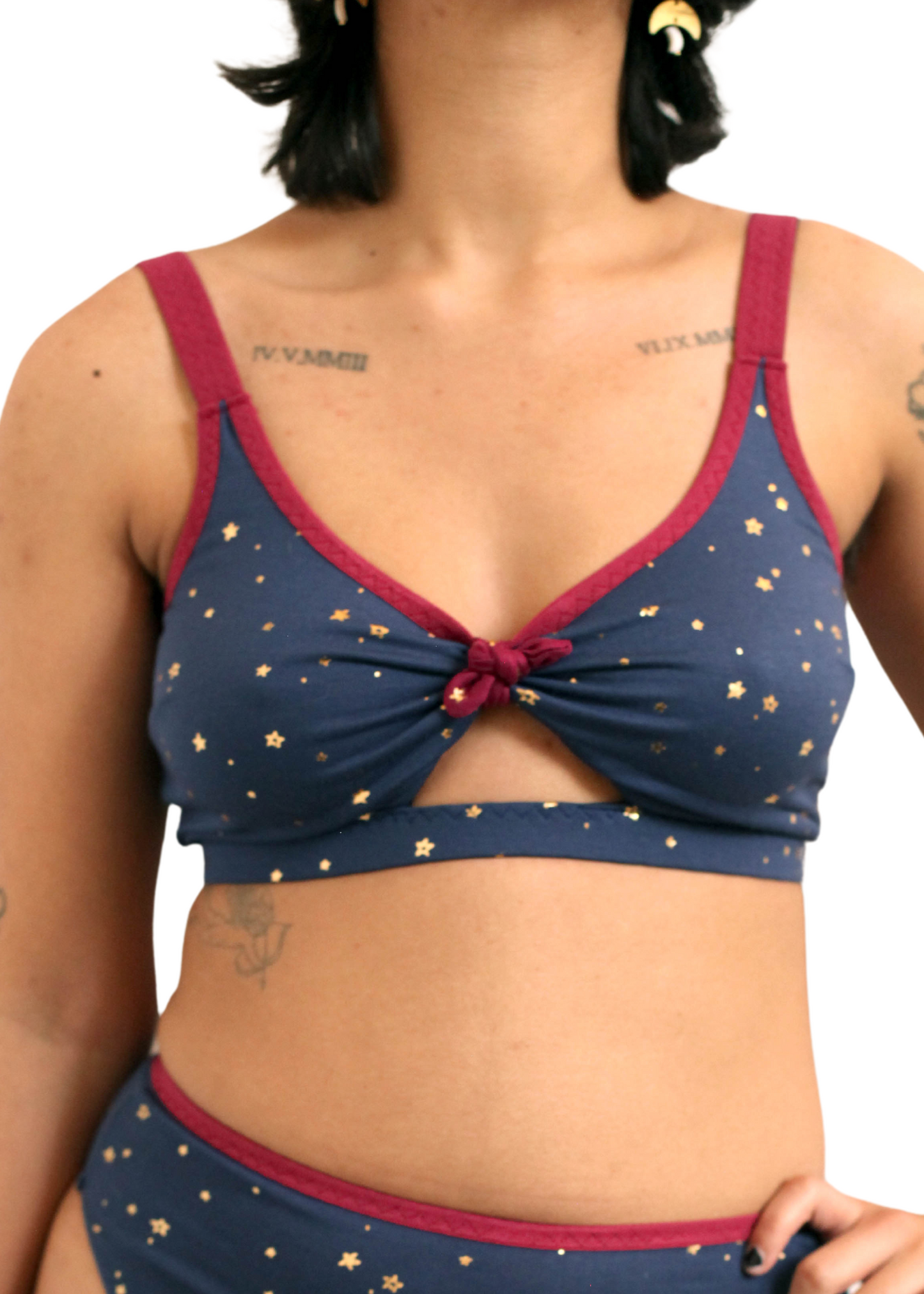 Bralette - Celestial Navy