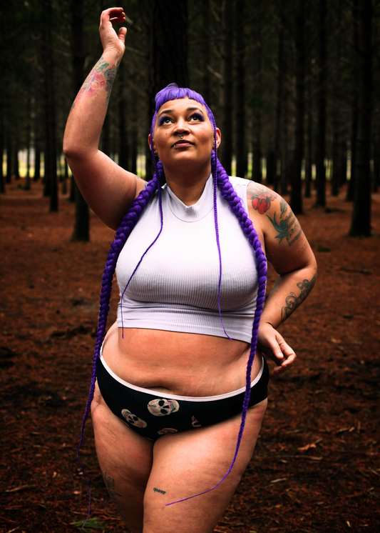 Clearance - Mid-rise bikini - Hey Ghoul