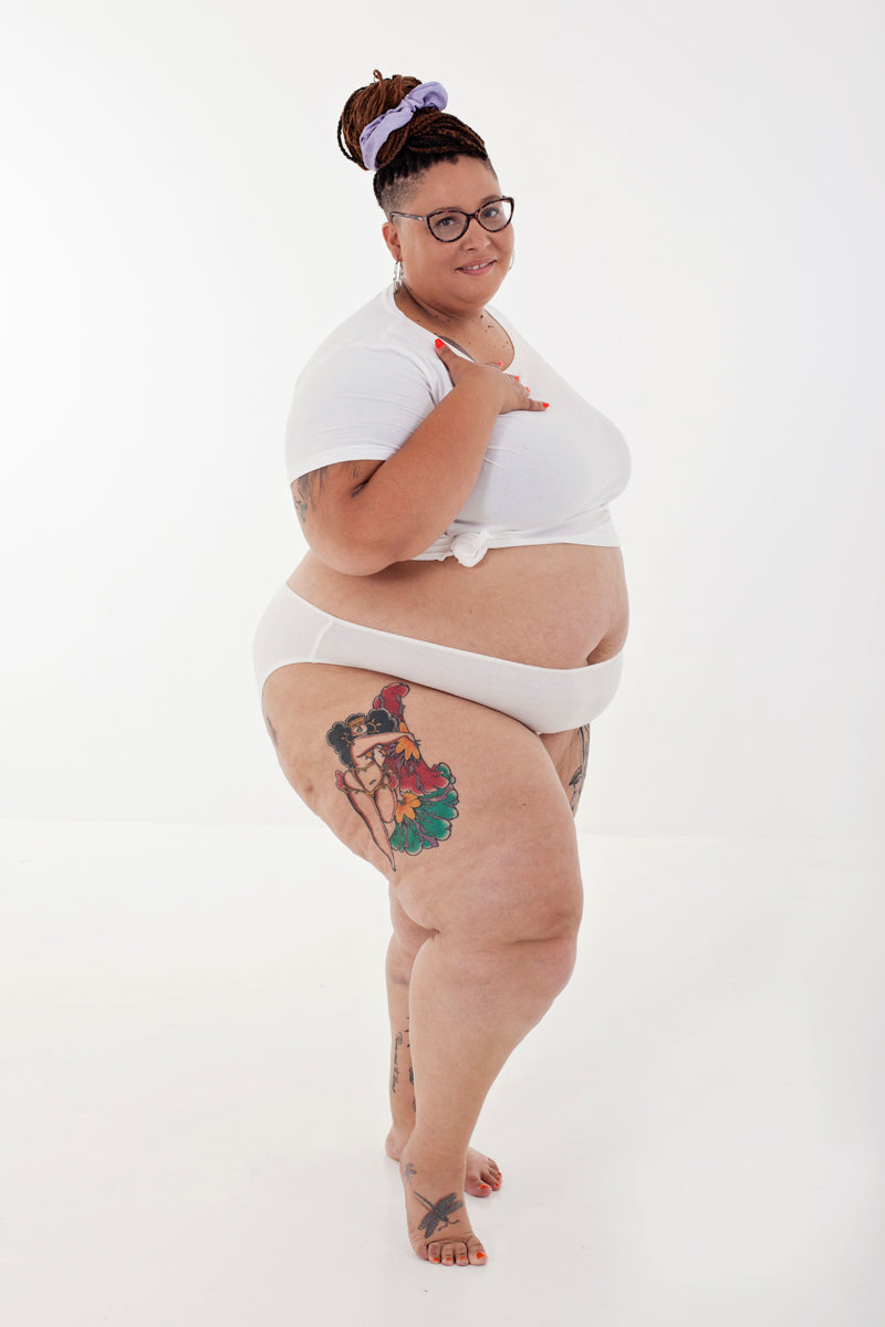 Mid-rise bikini - Vanilla White