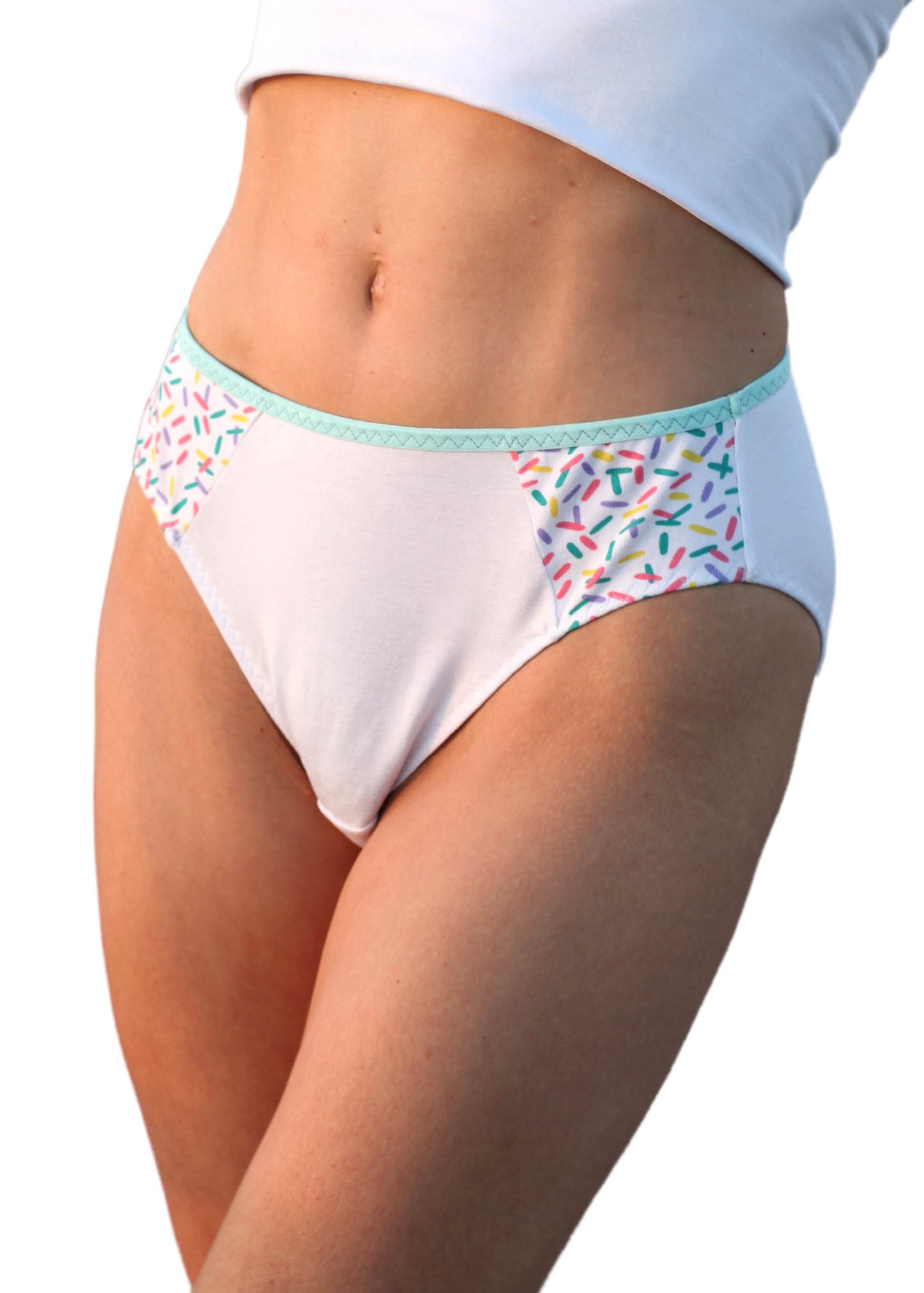 Mid-rise bikini - Funfetti