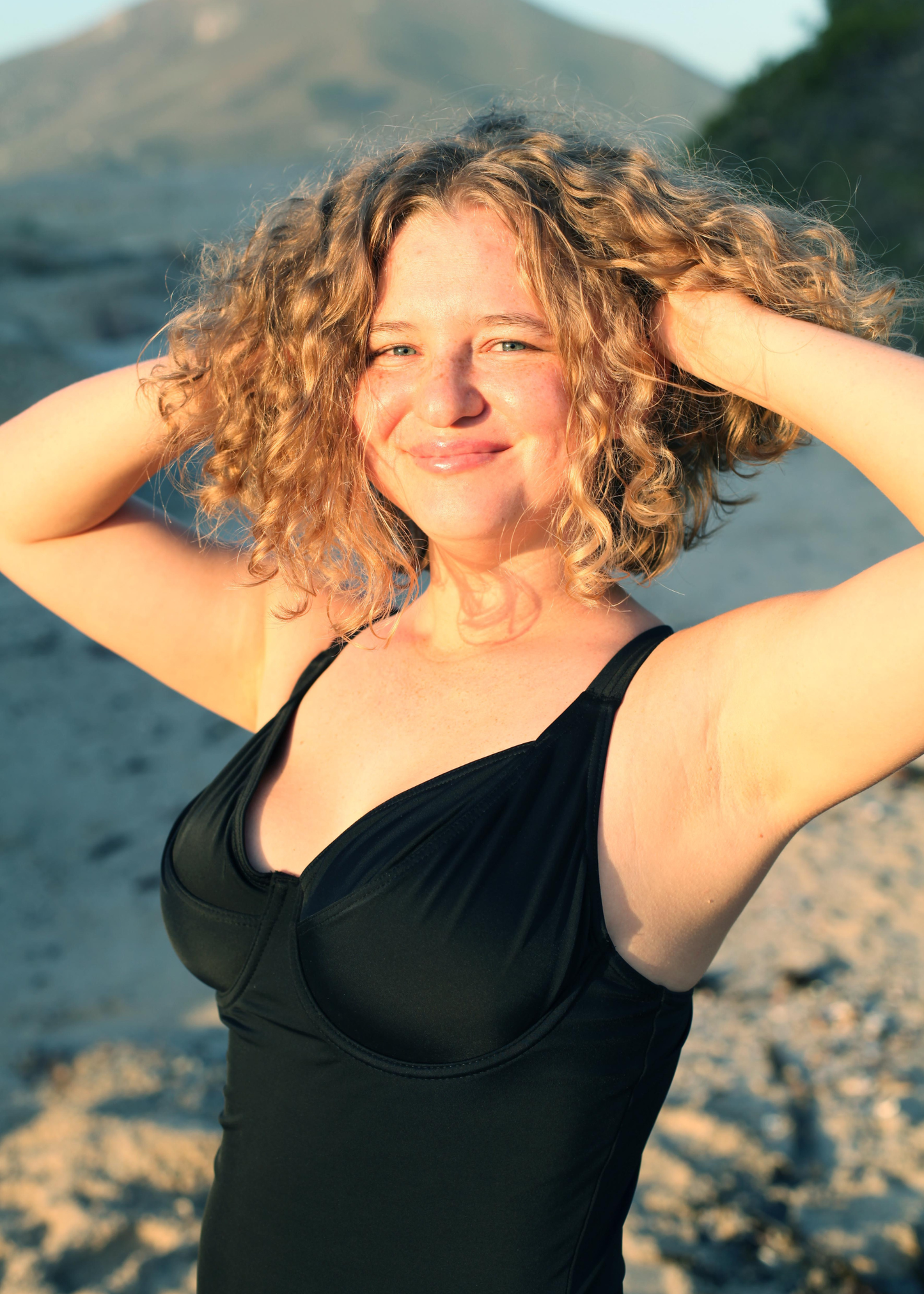USP - Classic one-piece swimsuit in black