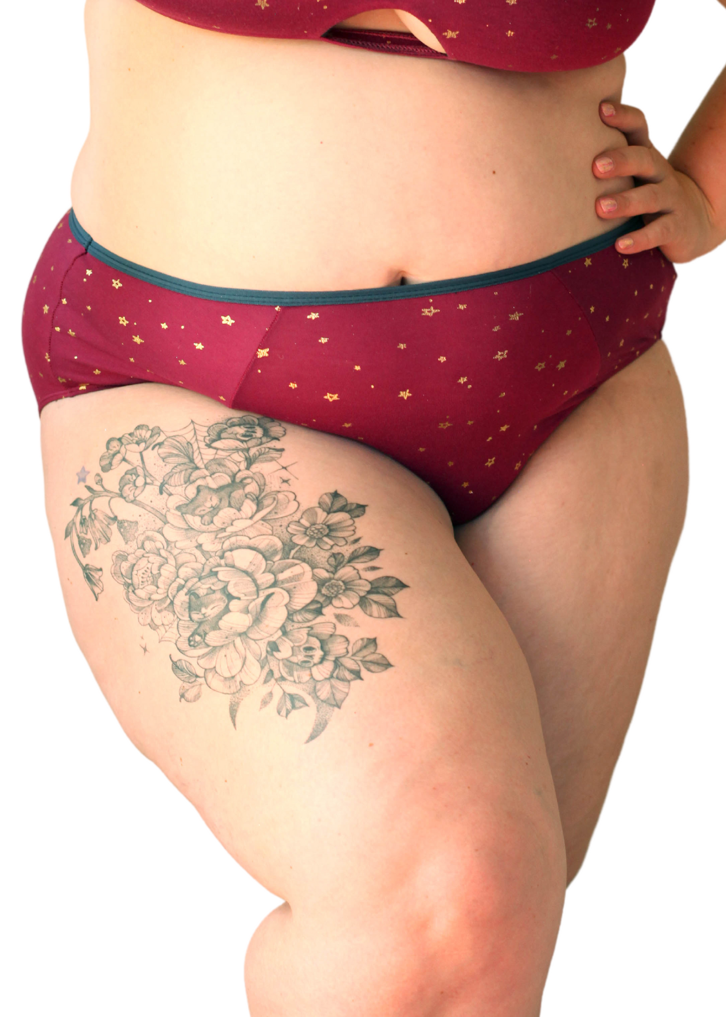 High-cut brief - Celestial garnet