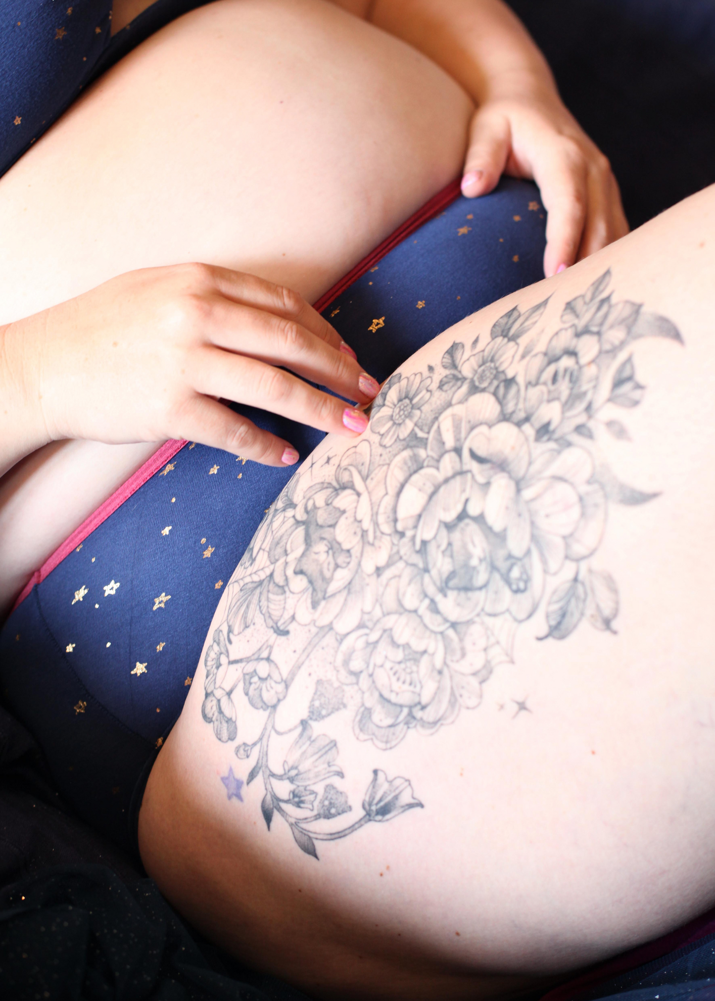 High-cut brief - Celestial navy