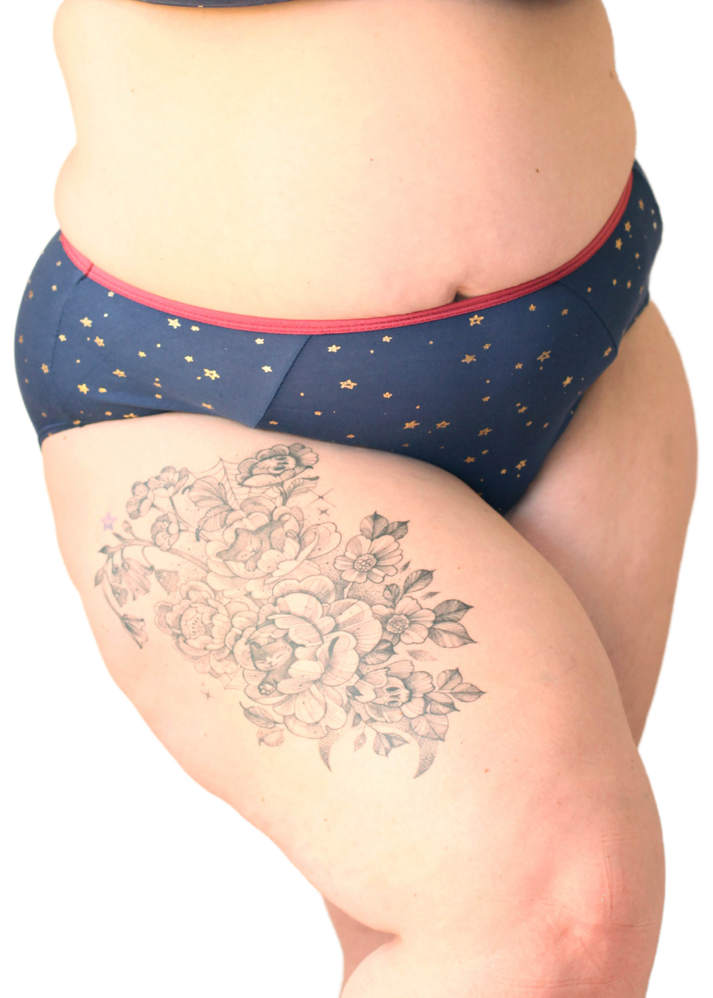 High-cut brief - Celestial navy