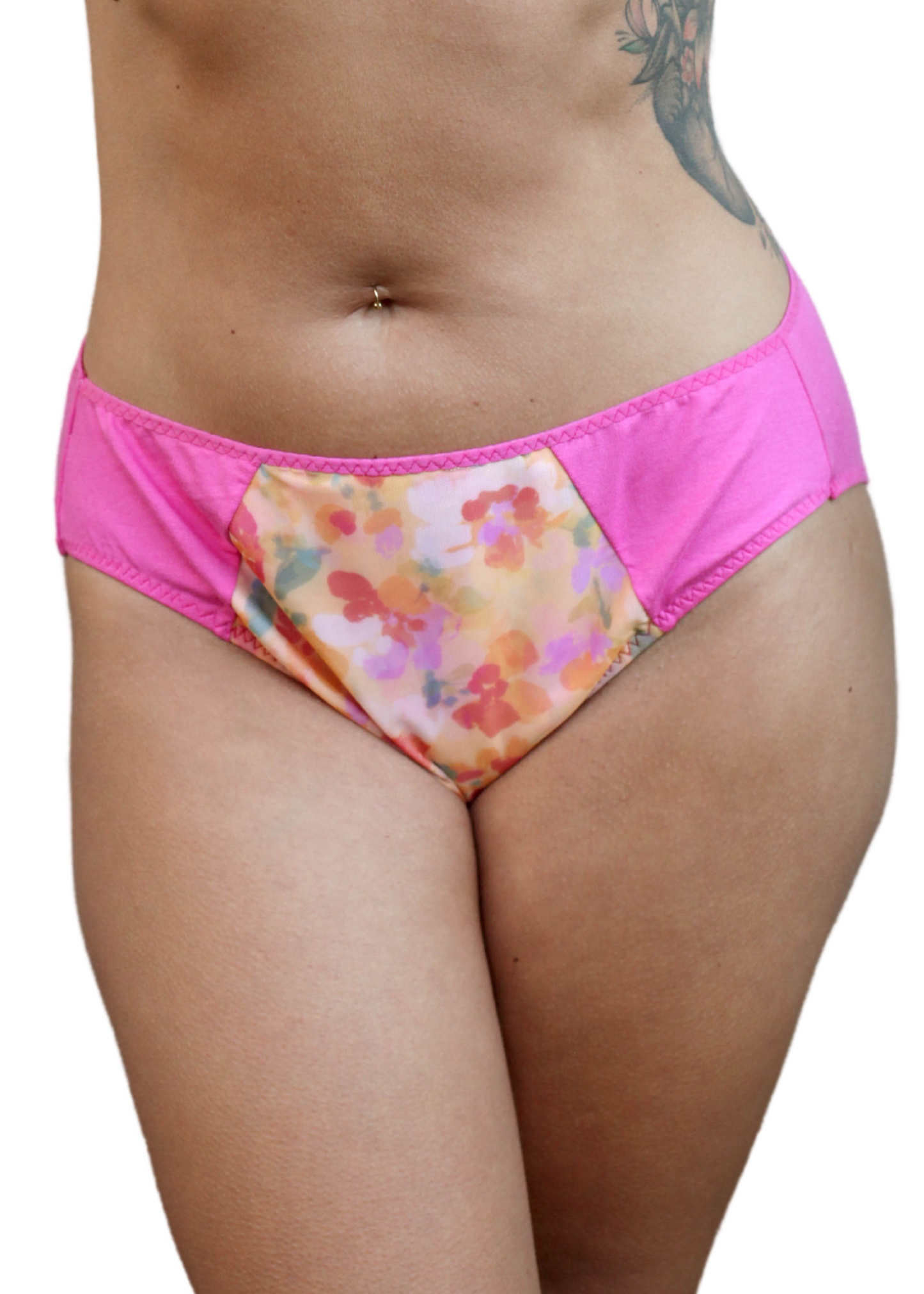 Mid-rise bikini - Tickled Pink