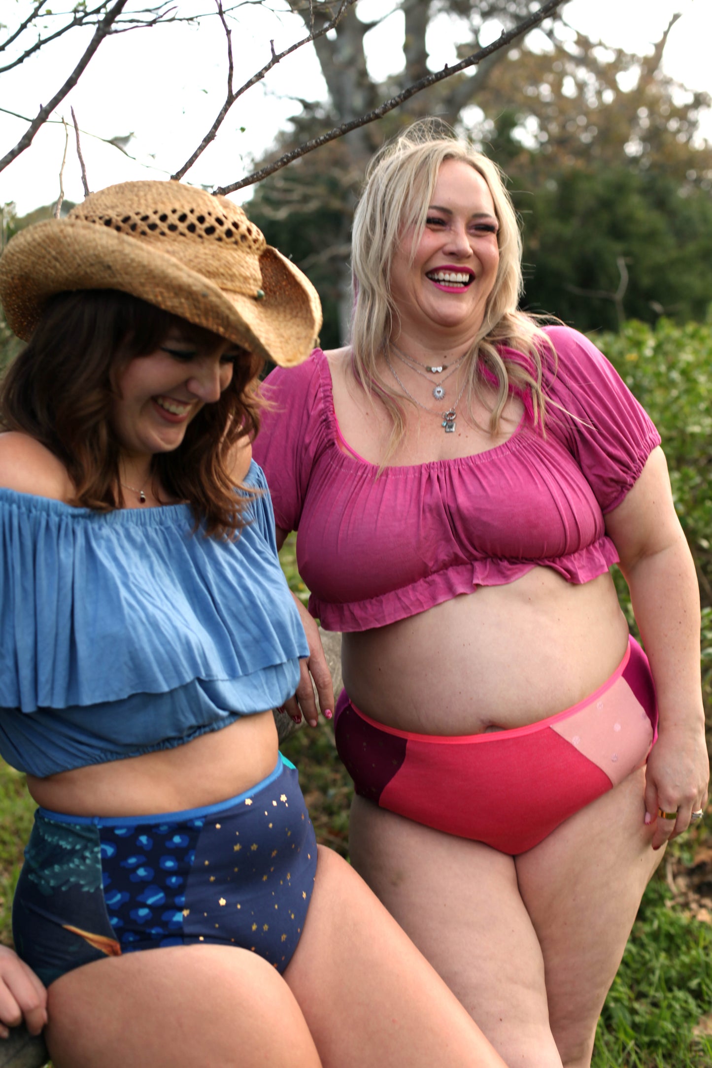 High-cut brief - Ragamuffin in Blueberry