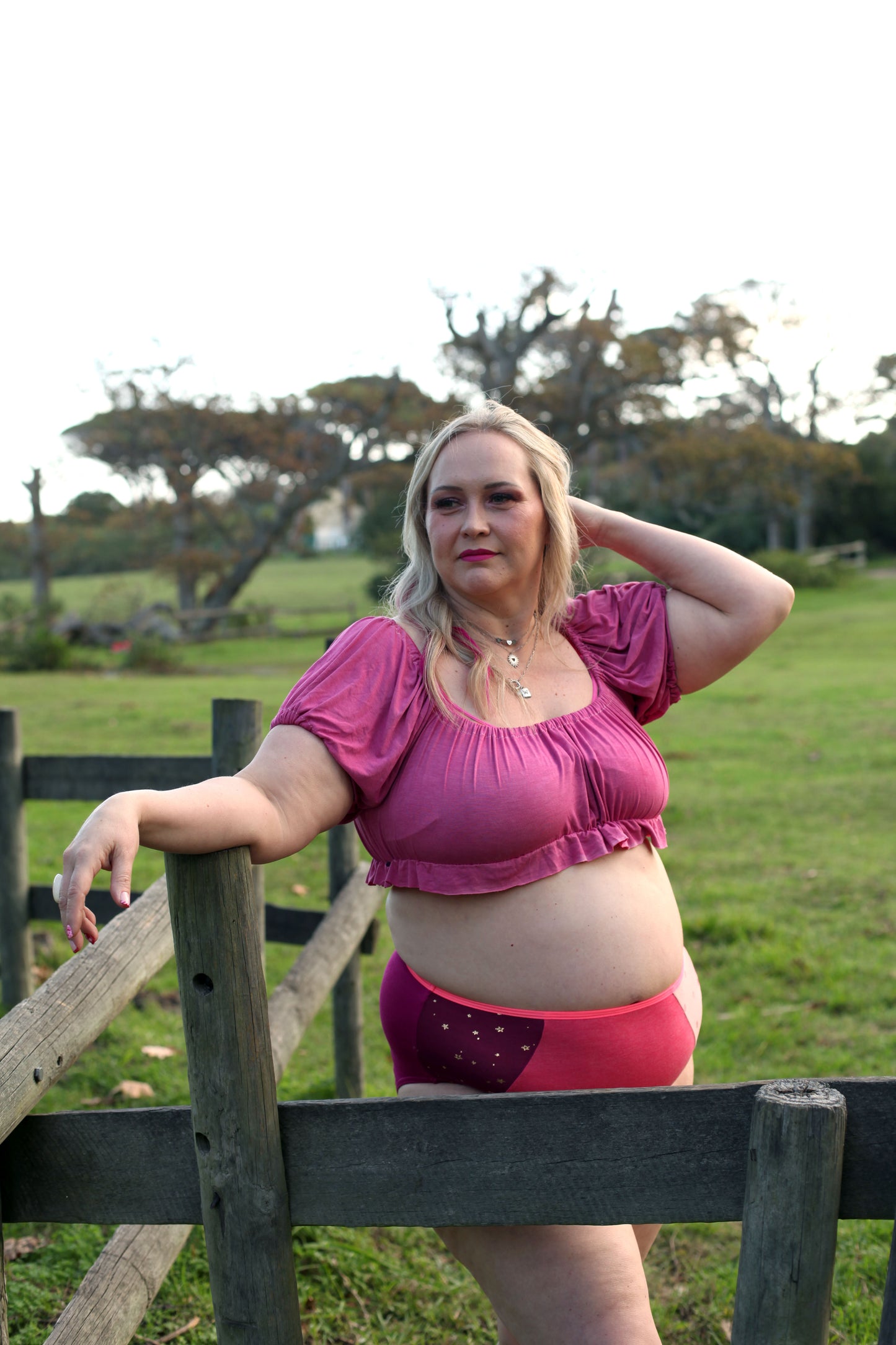 High-cut brief - Ragamuffin in Strawberry