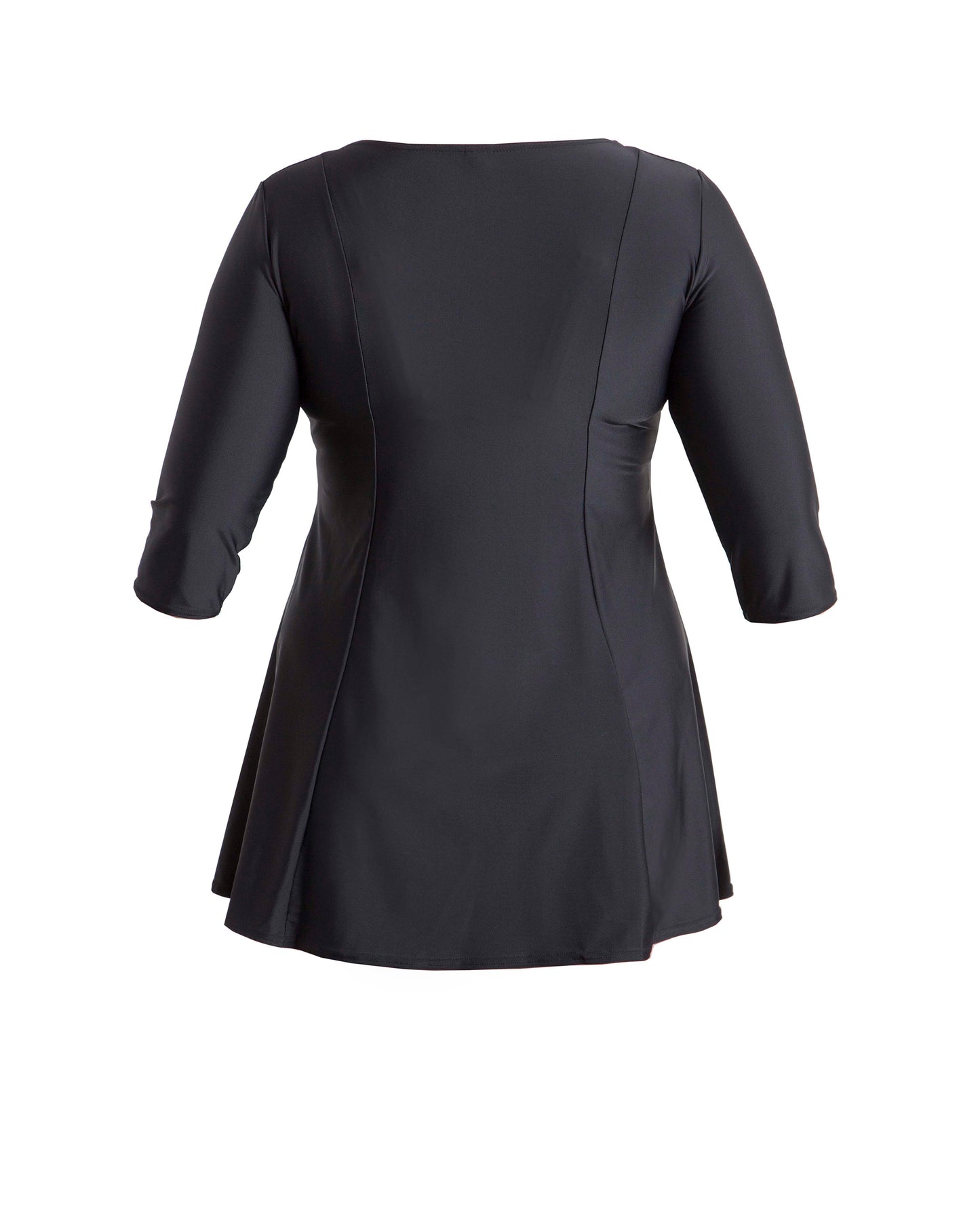 USP - Flared Swim Dress in black